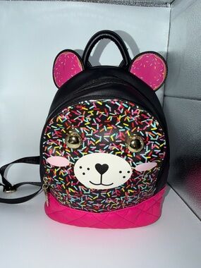 Betsey Johnson Bear Mini Backpack
